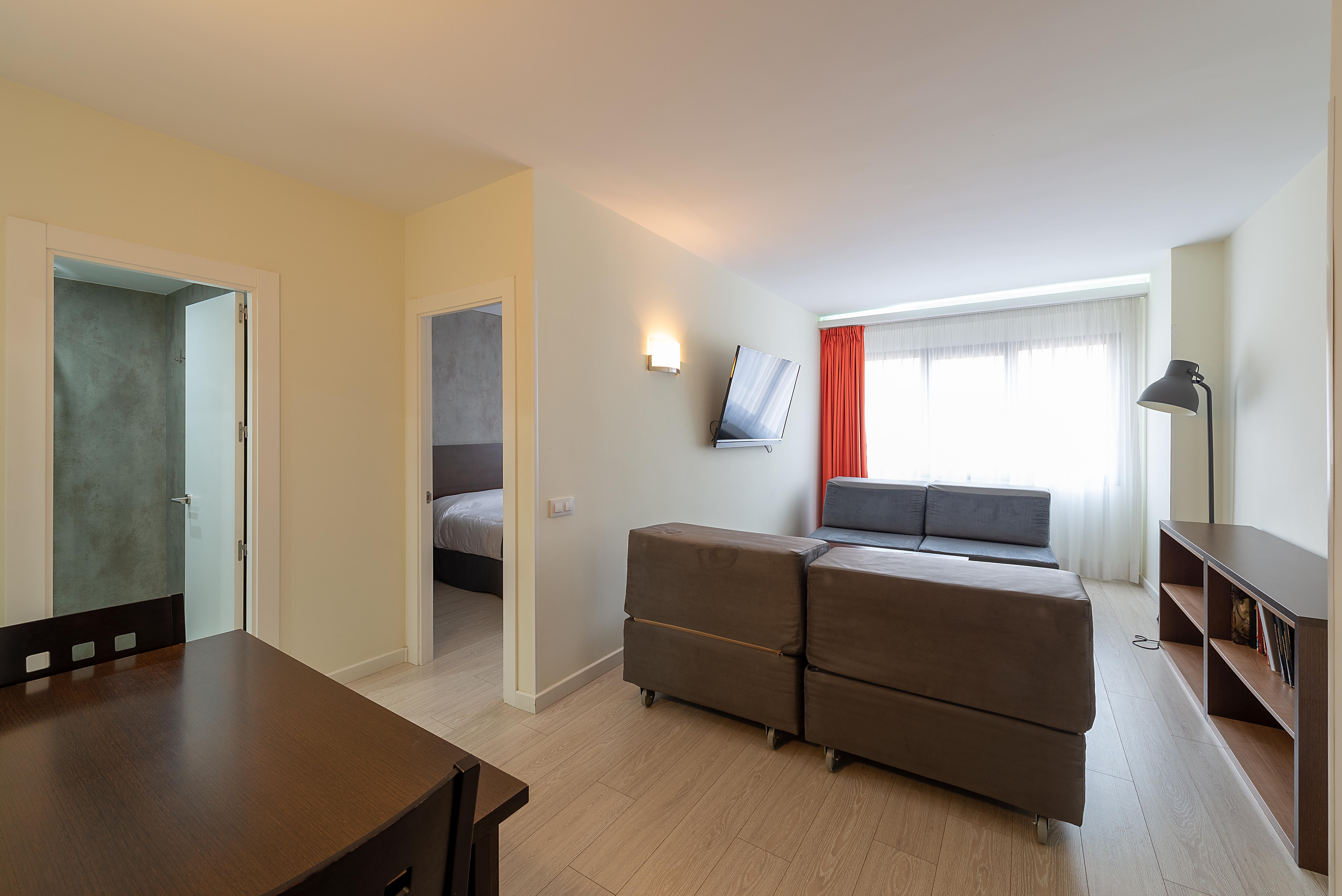 Apartamentos Recoletos Madrid Bagian luar foto